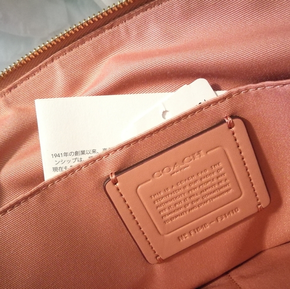 SOLD COACH Small Kelsey Chain Satchel F31410 Melon - Picture 12 of 14